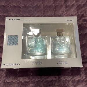 NWT Chrome Eau de Toilet Spray & After Shave set